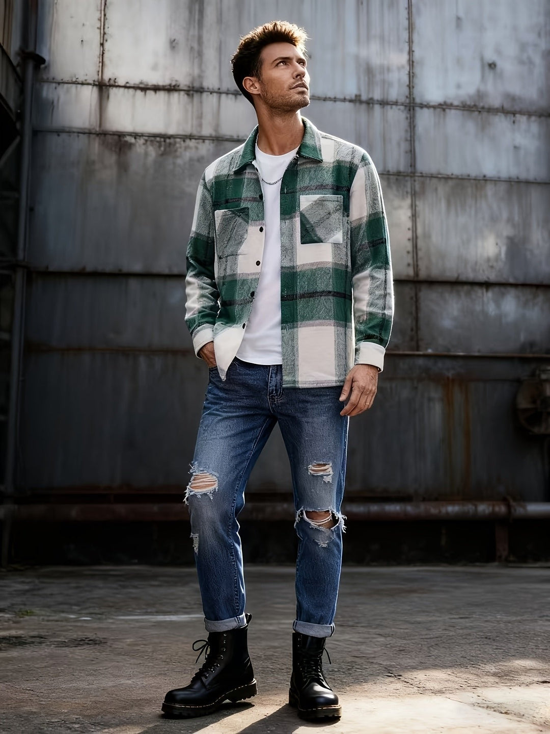 Andrew | Comfortable Check Pattern Lumberjack