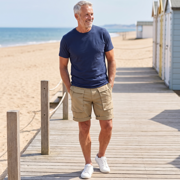 Daniel | Tailored Comfort Utility Pocket Shorts