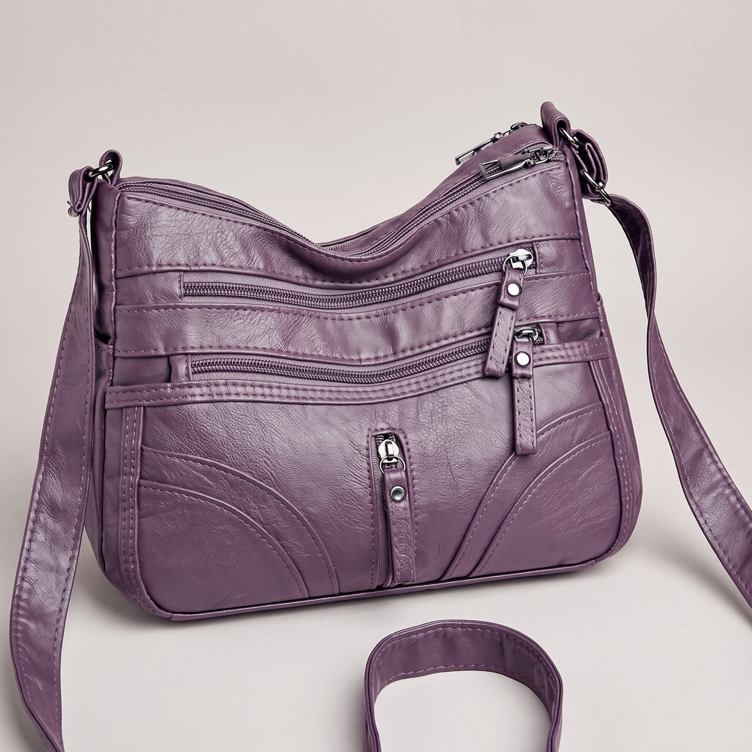 Valentina | Adjustable Vintage Crossbody Tote Bag
