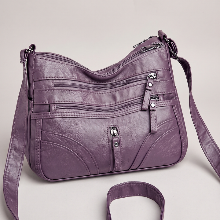 Valentina | Adjustable Vintage Crossbody Tote Bag