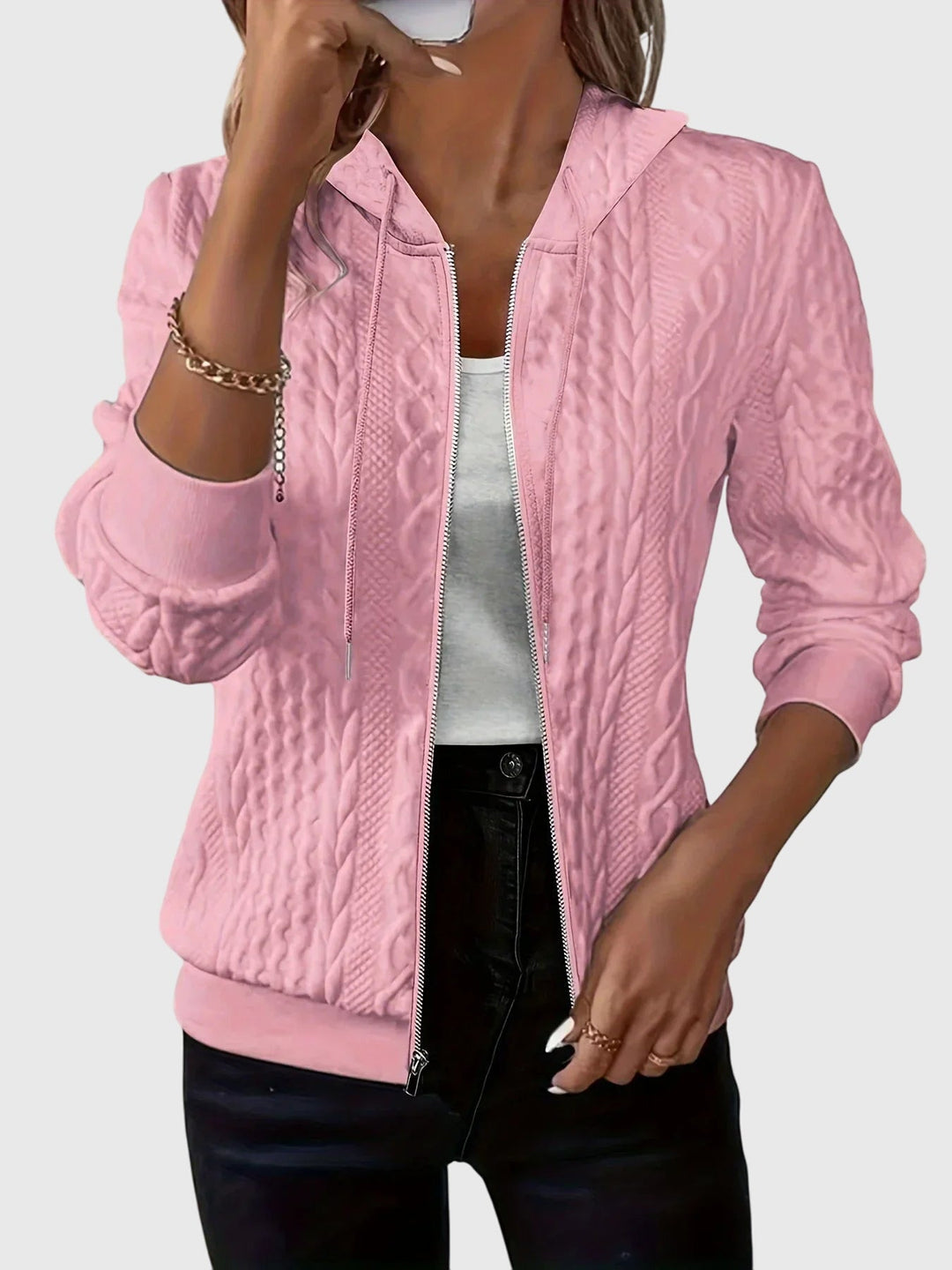 Jenna - Hoodie with Zipper