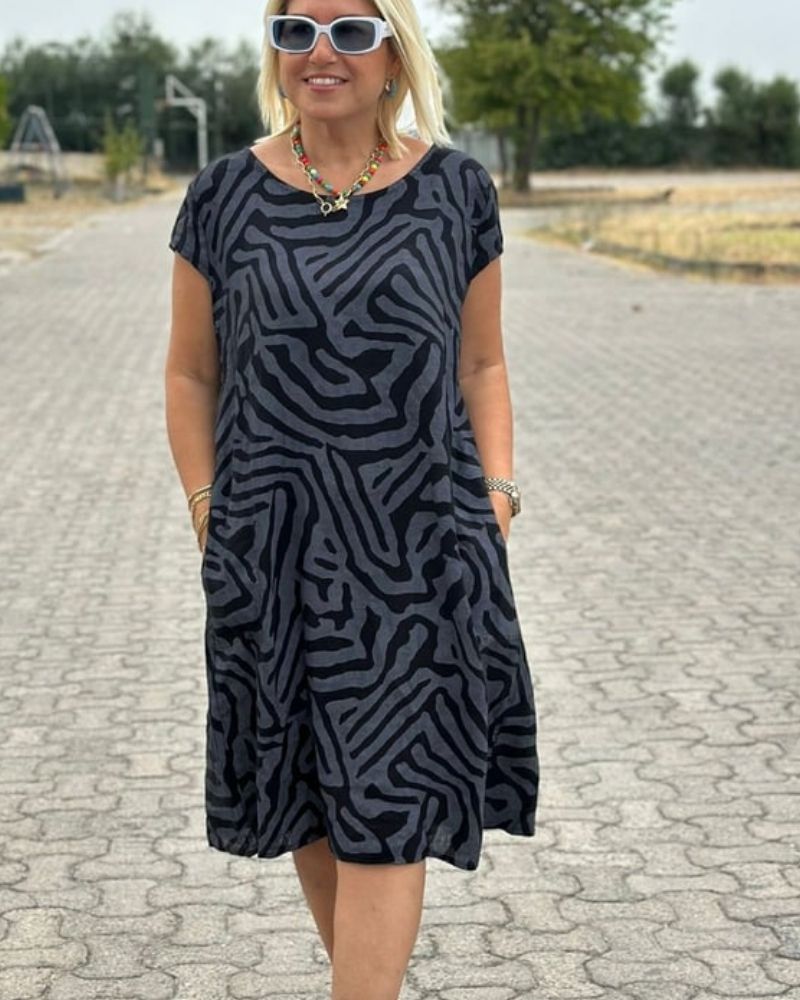 Nelia – Stylish Printed Summer Dress