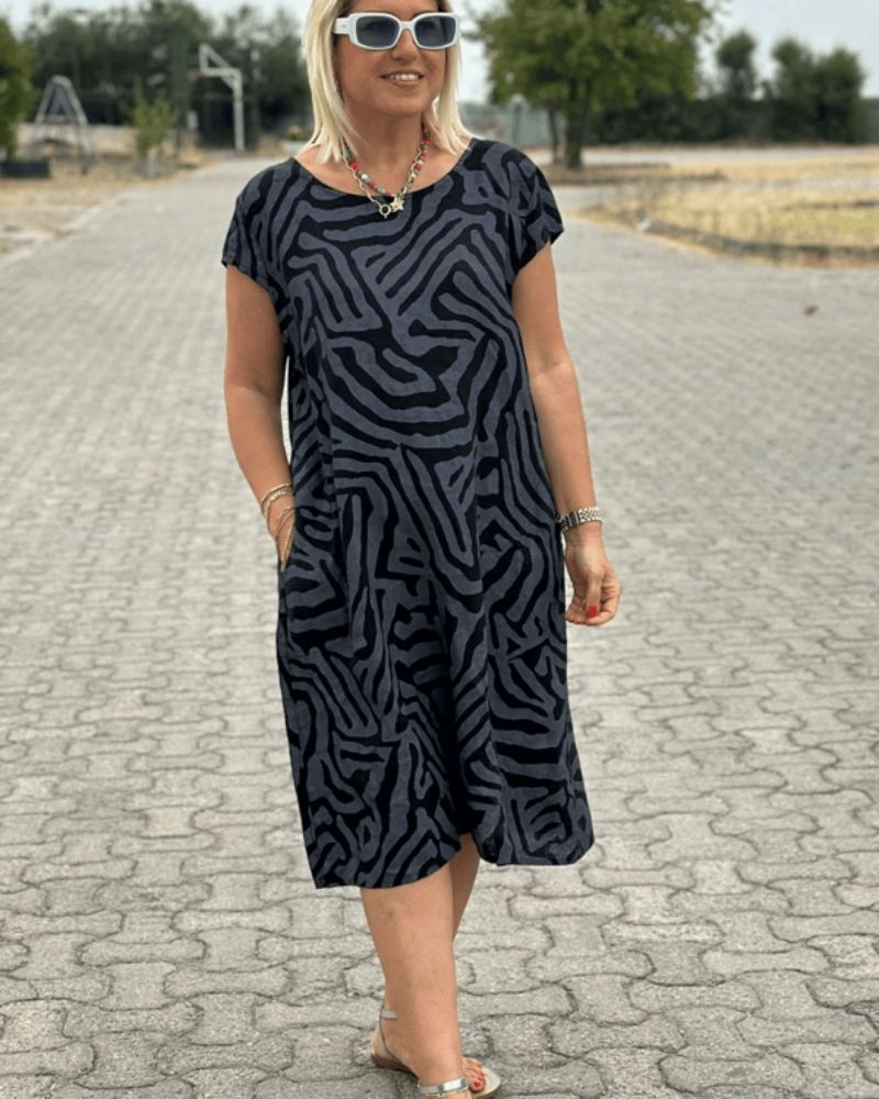 Nelia – Stylish Printed Summer Dress