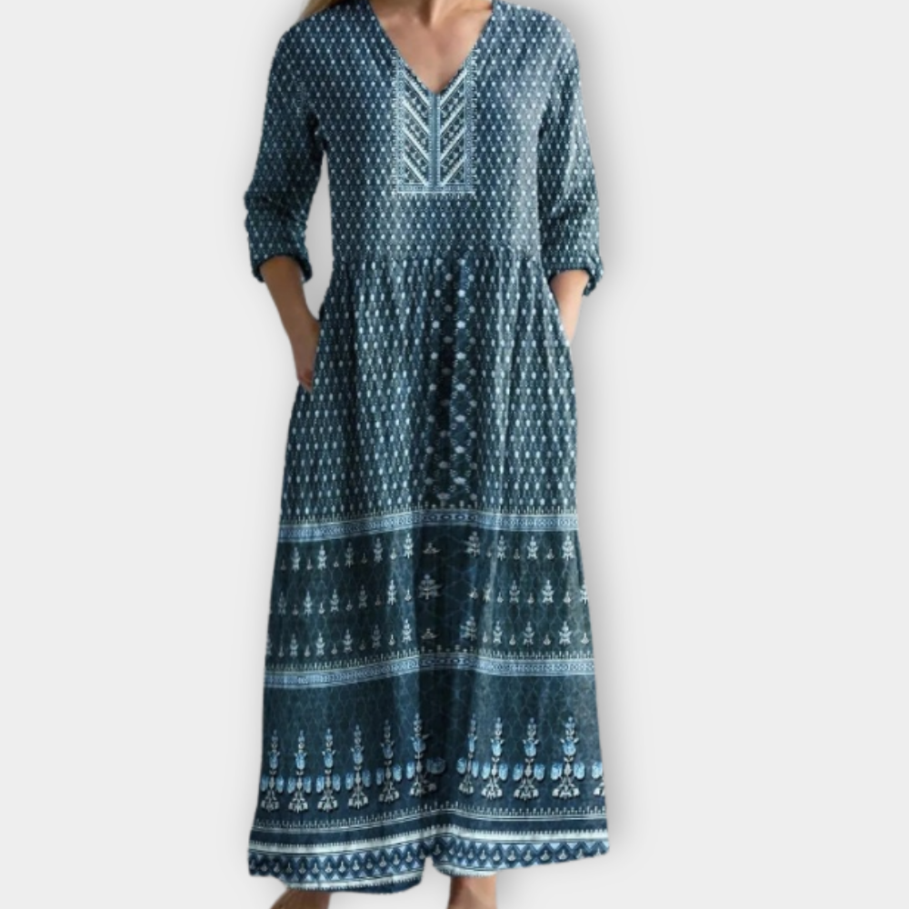 Chlotilde - Boho Maxi Dress Made from Soft Premium Fabric