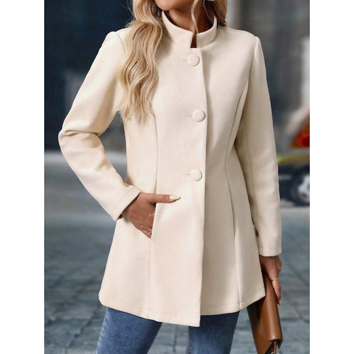 Melody | Elegant Stand-Collar Trenchcoat