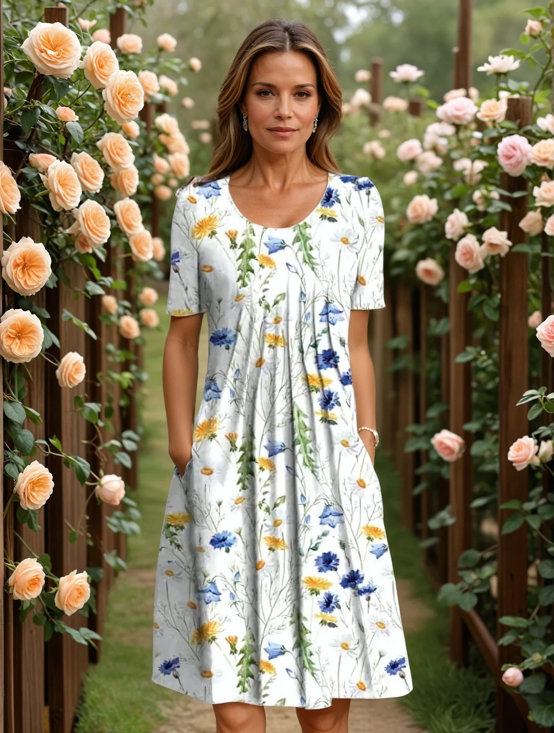 SEREIA – ELEGANT DRESS WITH TUMMY COVERAGE