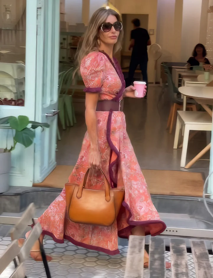 BELLAMY – ROMANTIC PINK MAXI OUTFIT