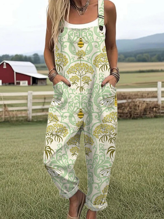 NAELYN – FLORAL DRIFT WIDE-LEG JUMPSUIT