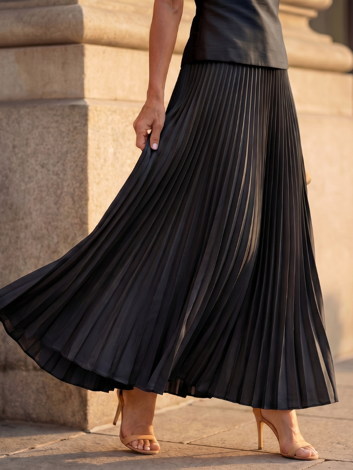 Angelina | Structured Bodice Pleated Skirt Set
