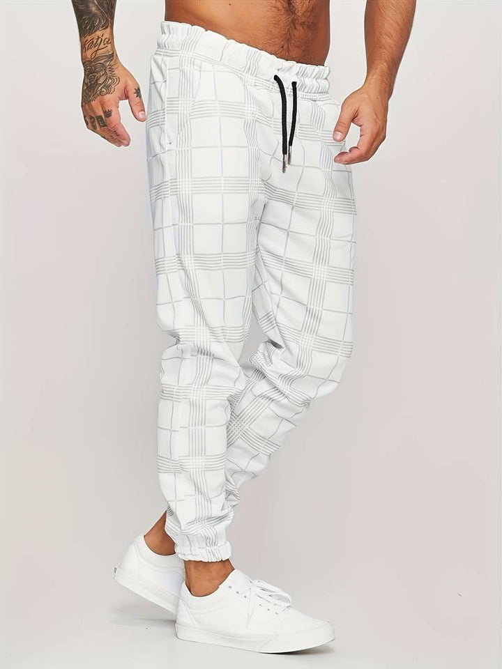 Elian | Modern Checked Jogger Pants
