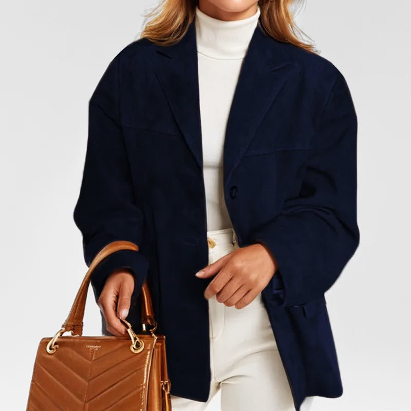 Alice | Urban Loose Fit Style Leather Jacket