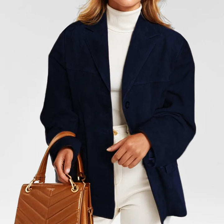 Alice | Urban Loose Fit Style Leather Jacket