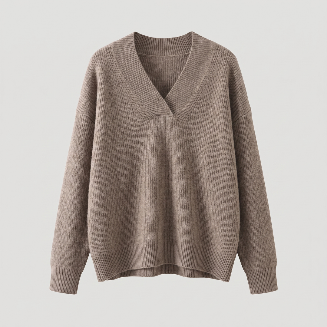 Cameron | Cozy Style V-Neck Knit Sweater