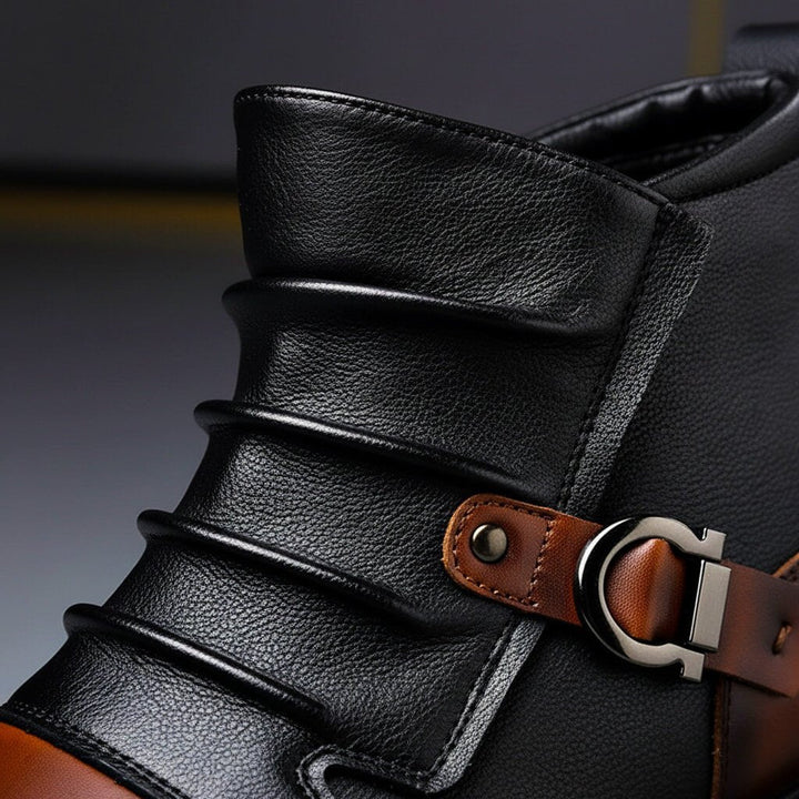 Andrew | Hand-Crafted Vintage Style Genuine Leather Boots