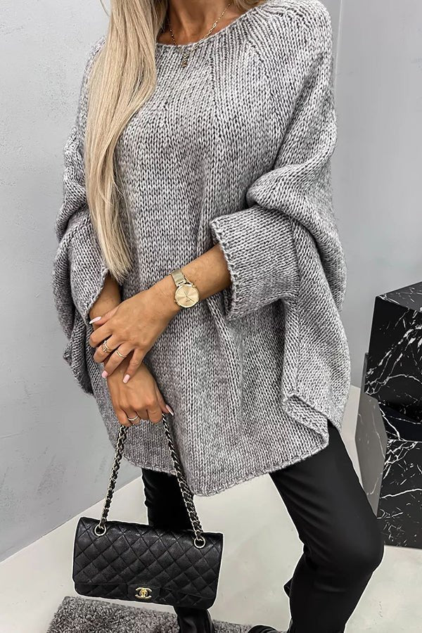 Elodie | Women's Cable Knit Round Neck Sweater