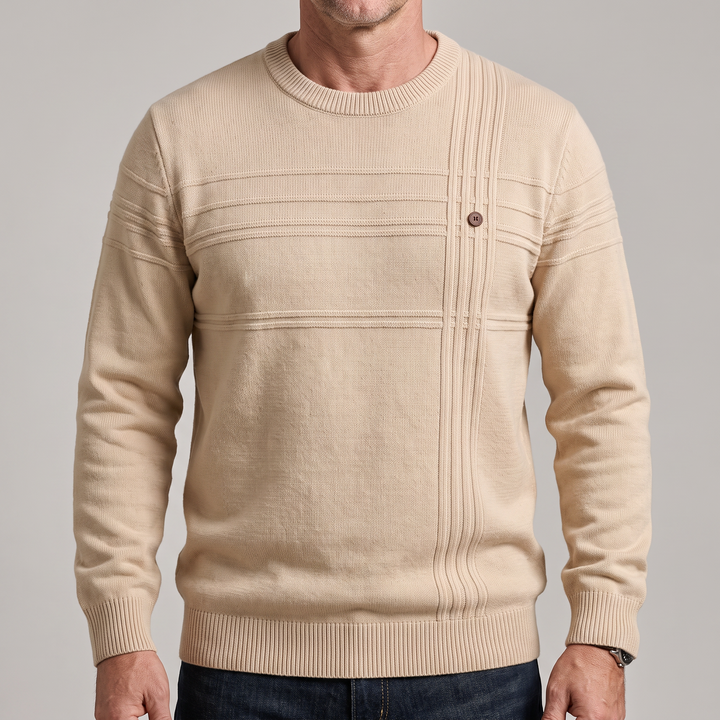 Maverick | Classic Midweight Style Crew Neck Knit Sweater