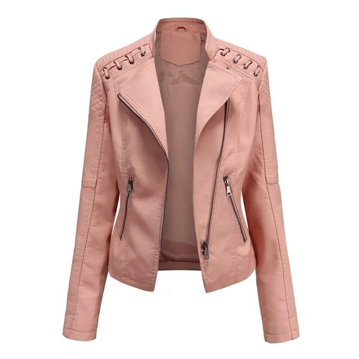 Cataleya | Stylish And Edgy Biker Faux Leather Jacket