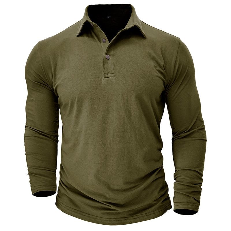Damian | Premium Long-Sleeve Polo Shirts
