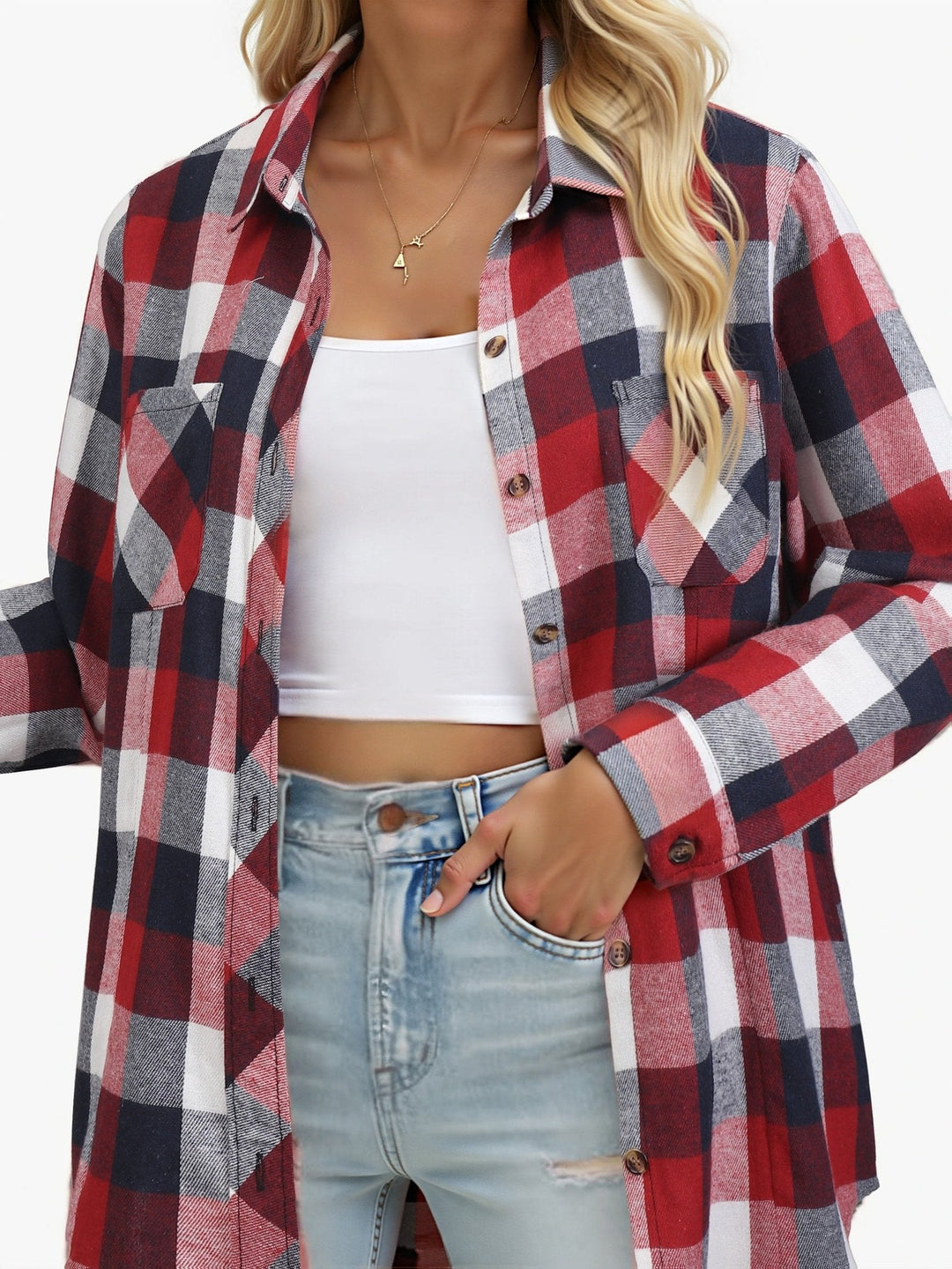 Melanie | Relaxed Buffalo Check Lumberjack