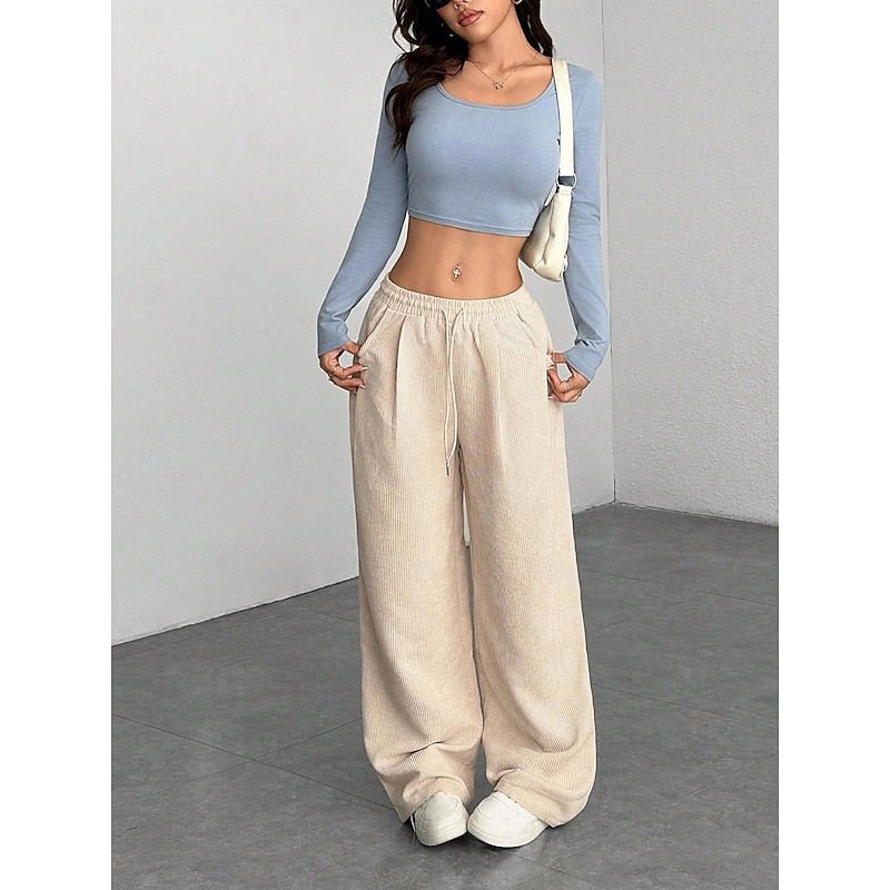 Milana | Elegant High-Waist Wide-Leg Trousers