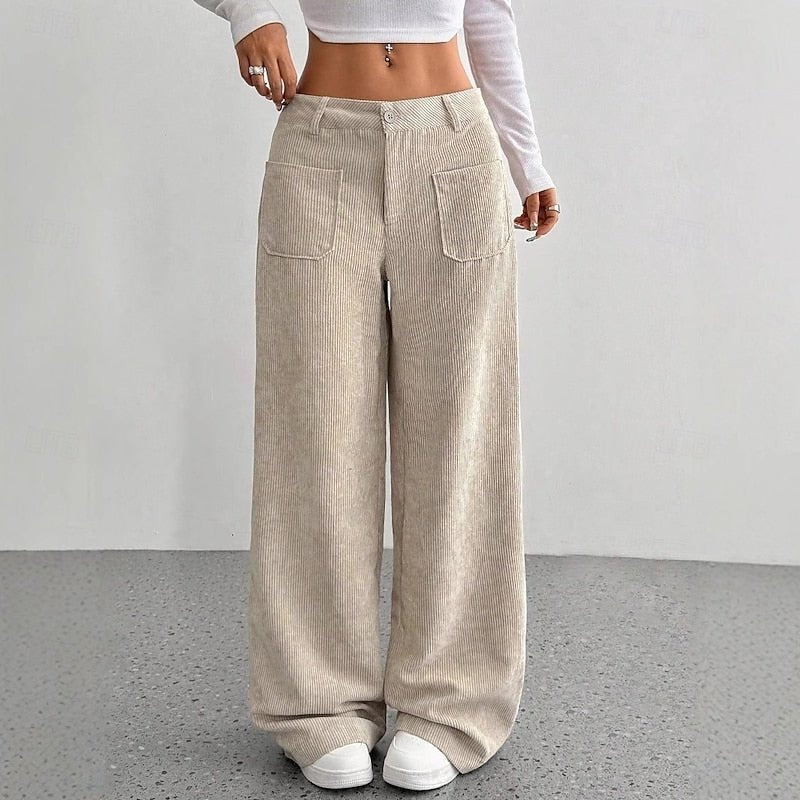 Julietta | Elegant High-Waist Wide-Leg Trousers
