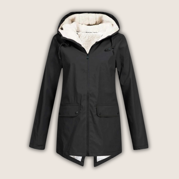 Liora | Waterproof Rain Jacket with Adjustable Hood