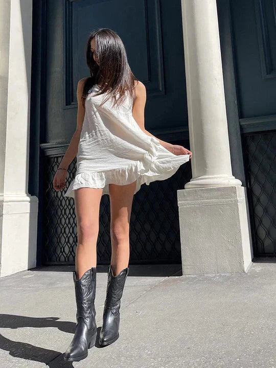 Sienna | Chic Metallic Cowboy Boots With Western-Inspired Style