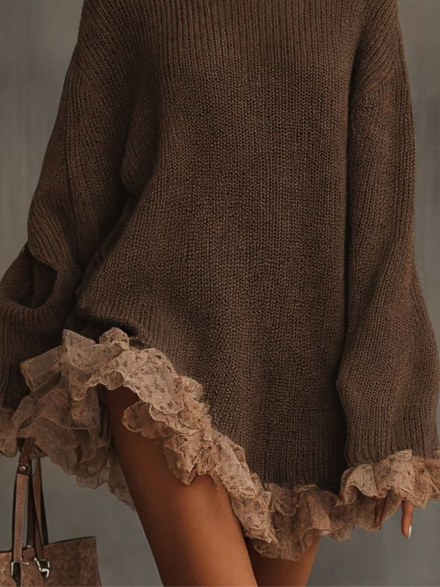 Lacey | Romantic And Cozy Turtleneck Sweater Dress