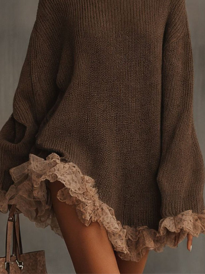 Lacey | Romantic And Cozy Turtleneck Sweater Dress