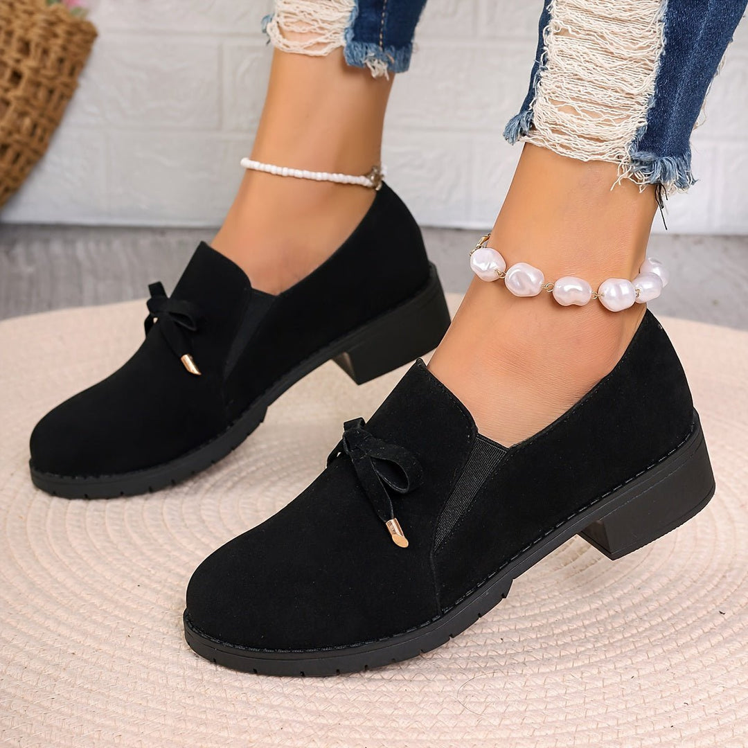 Andrea | Bow-Detail Slip-On Loafers