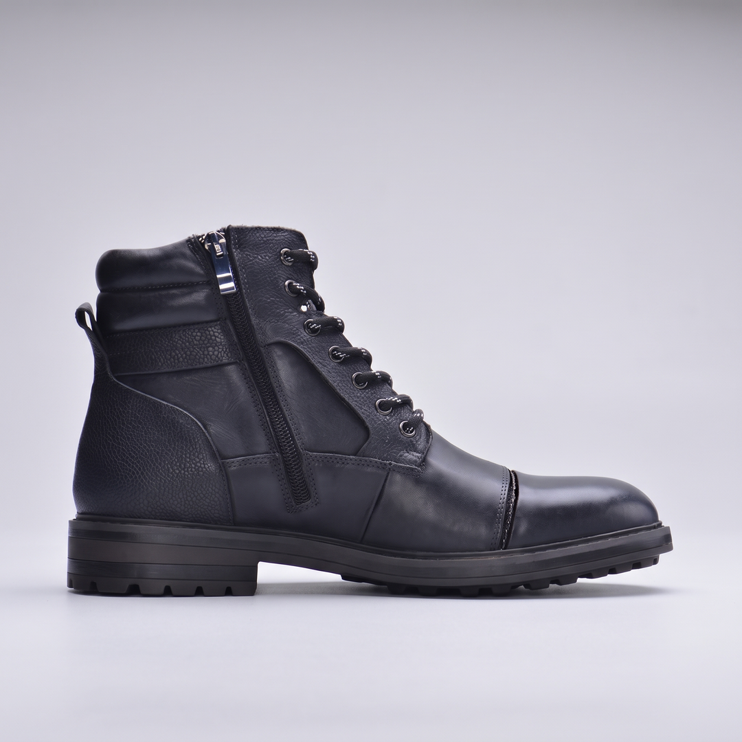 Lucas | Rugged Style Leather Ankle Boots