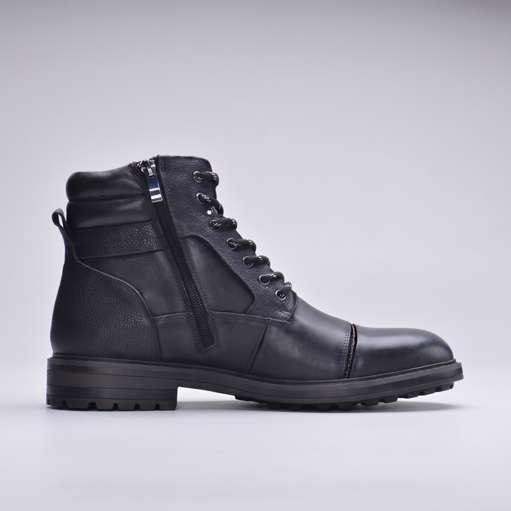 Lucas | Rugged Style Leather Ankle Boots