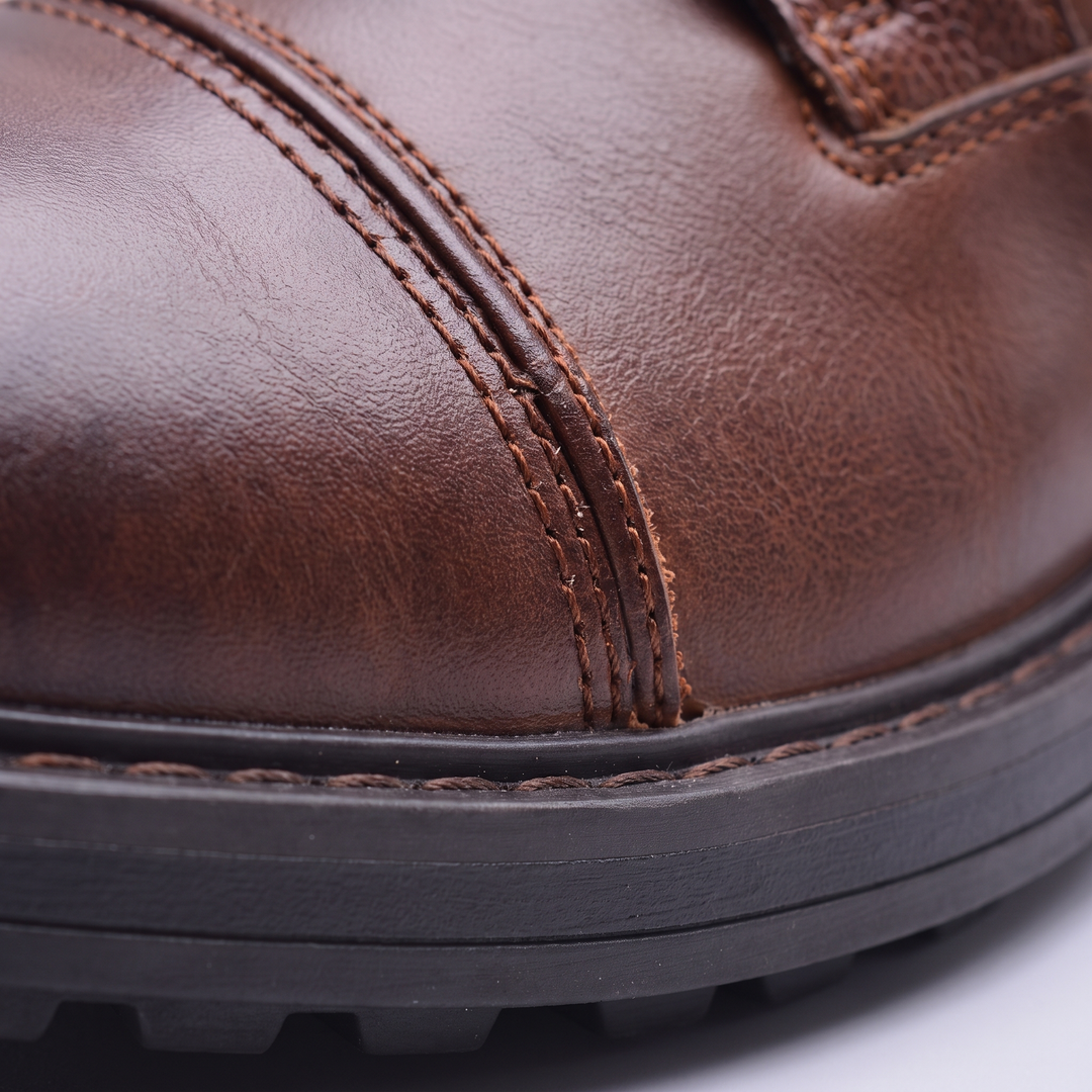 Lucas | Rugged Style Leather Ankle Boots