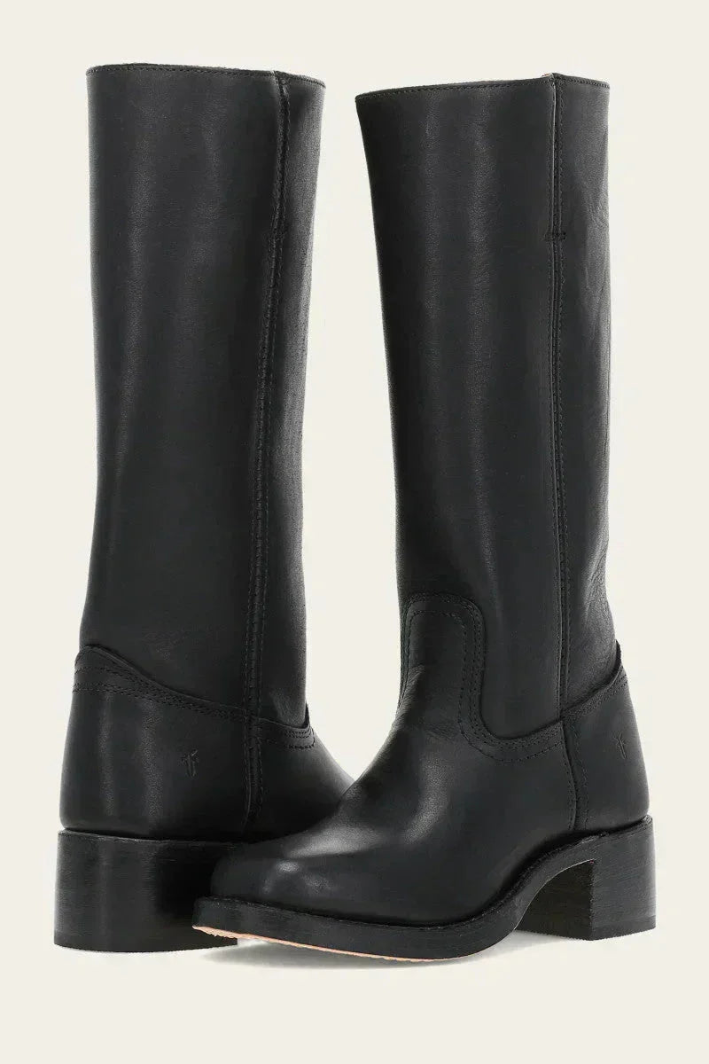Nora | Elegant Leather Long Boots for Women