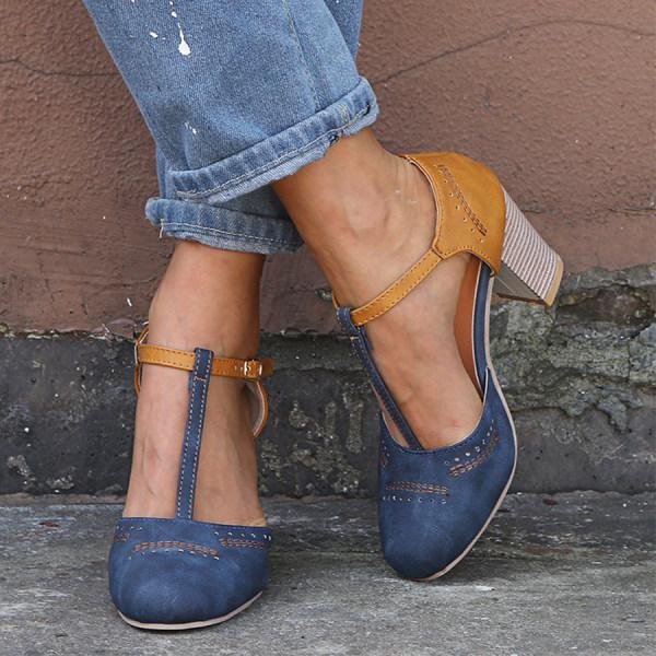 Mirella | Timeless Style Block-Heel Mary Janes