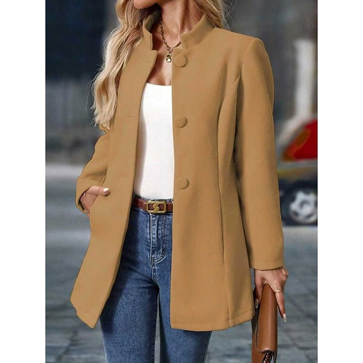 Melody | Elegant Stand-Collar Trenchcoat