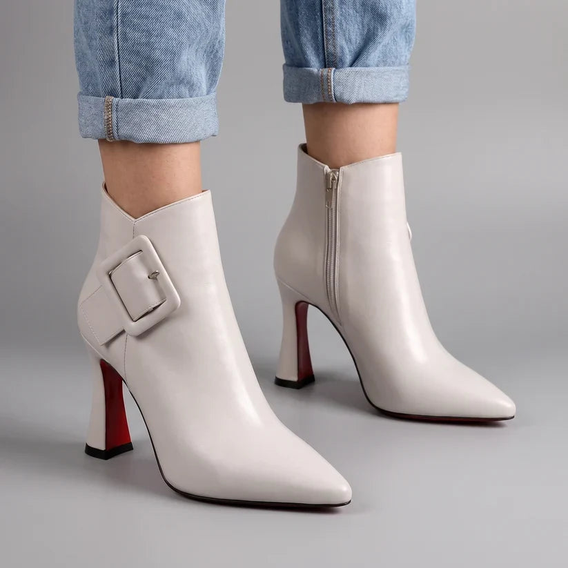 Briana | Timeless Style Strap Detail Ankle Boots