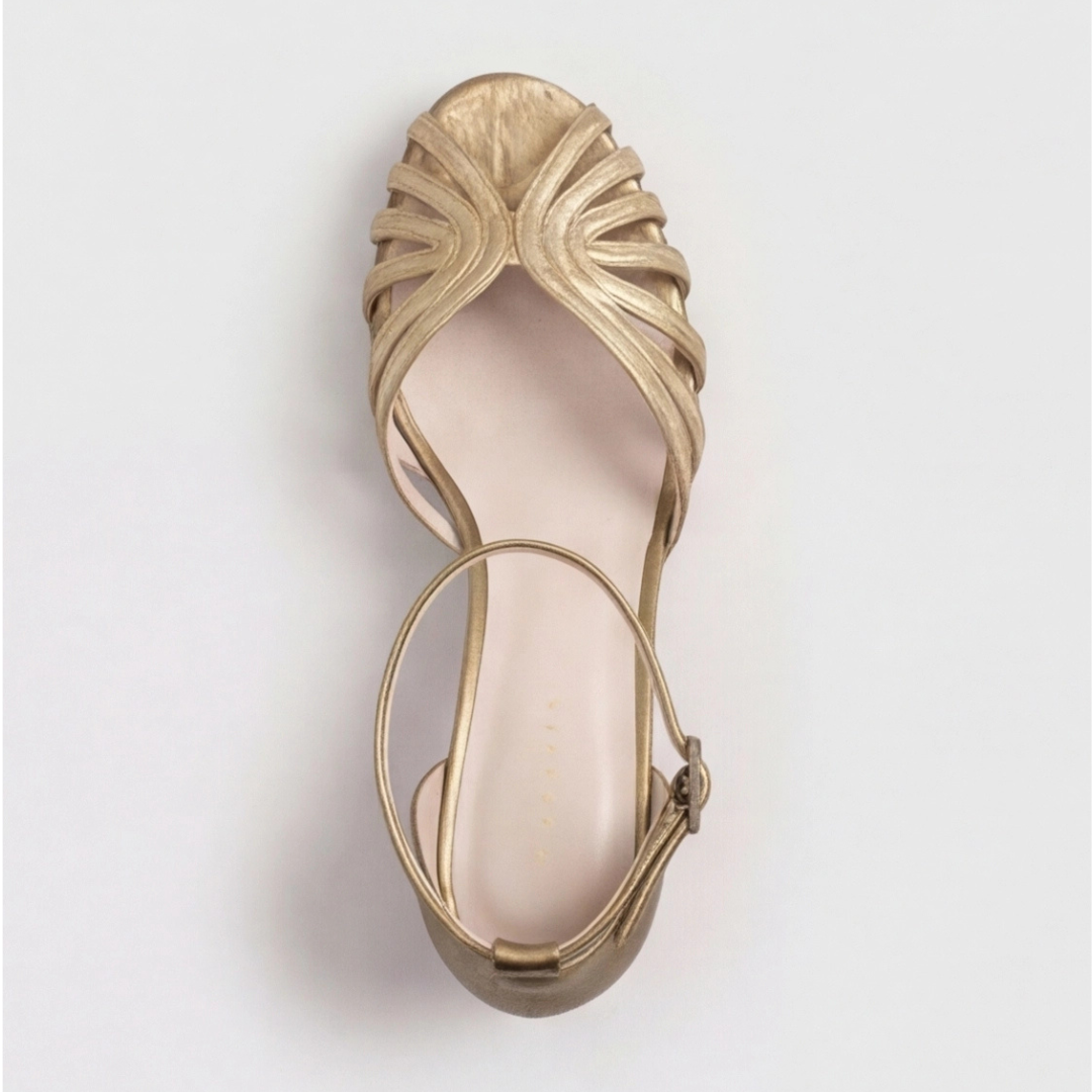 Camila | Block Heel Sandals with Woven Design