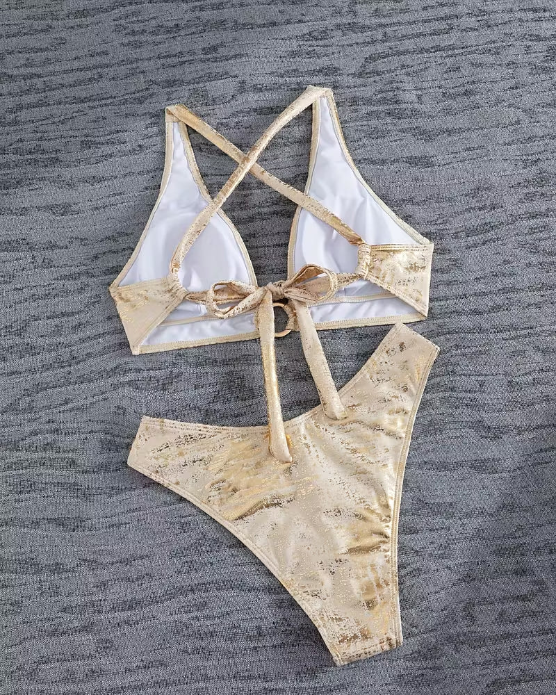 Metal Design Bikini