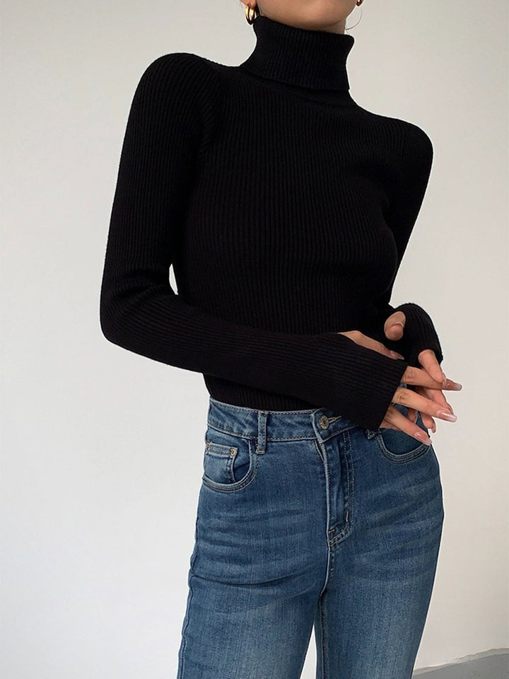 Paloma | Refined And Versatile Ribbed Turtleneck Sweater