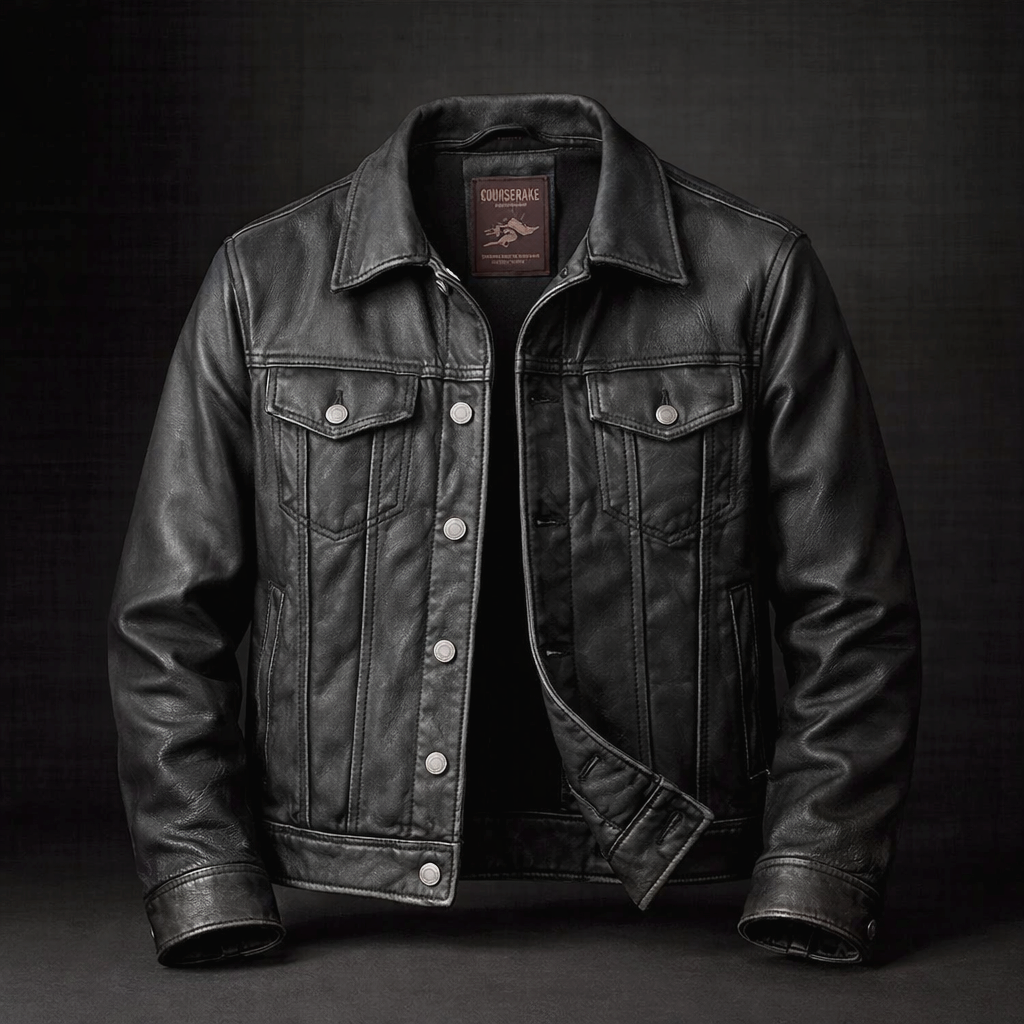 Laxon | Rugged Style Leather Jacket