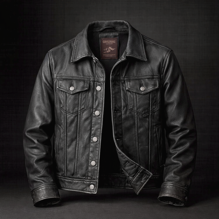 Laxon | Rugged Style Leather Jacket