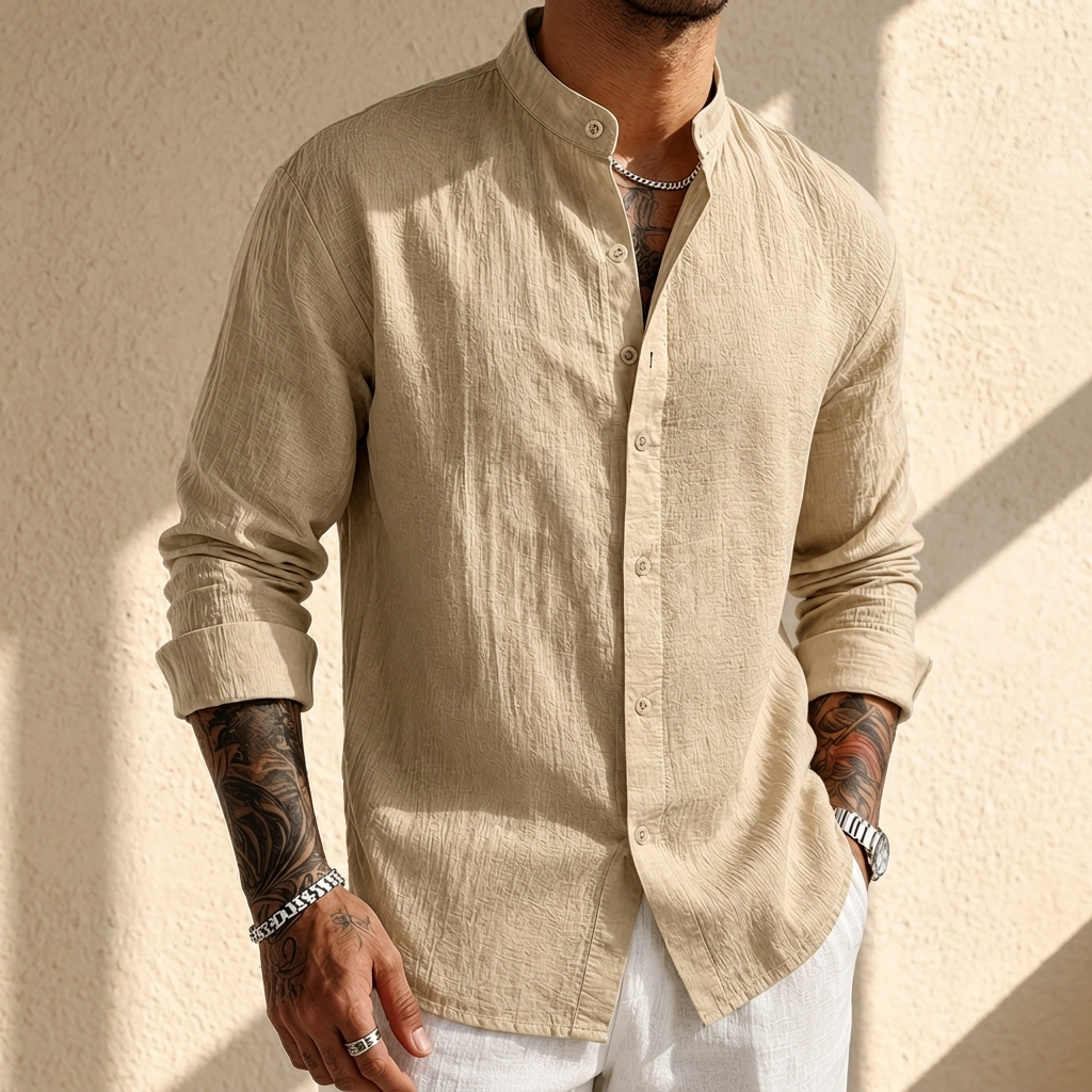 Jayden | Timeless Summer Style Soft Linen Button Shirt