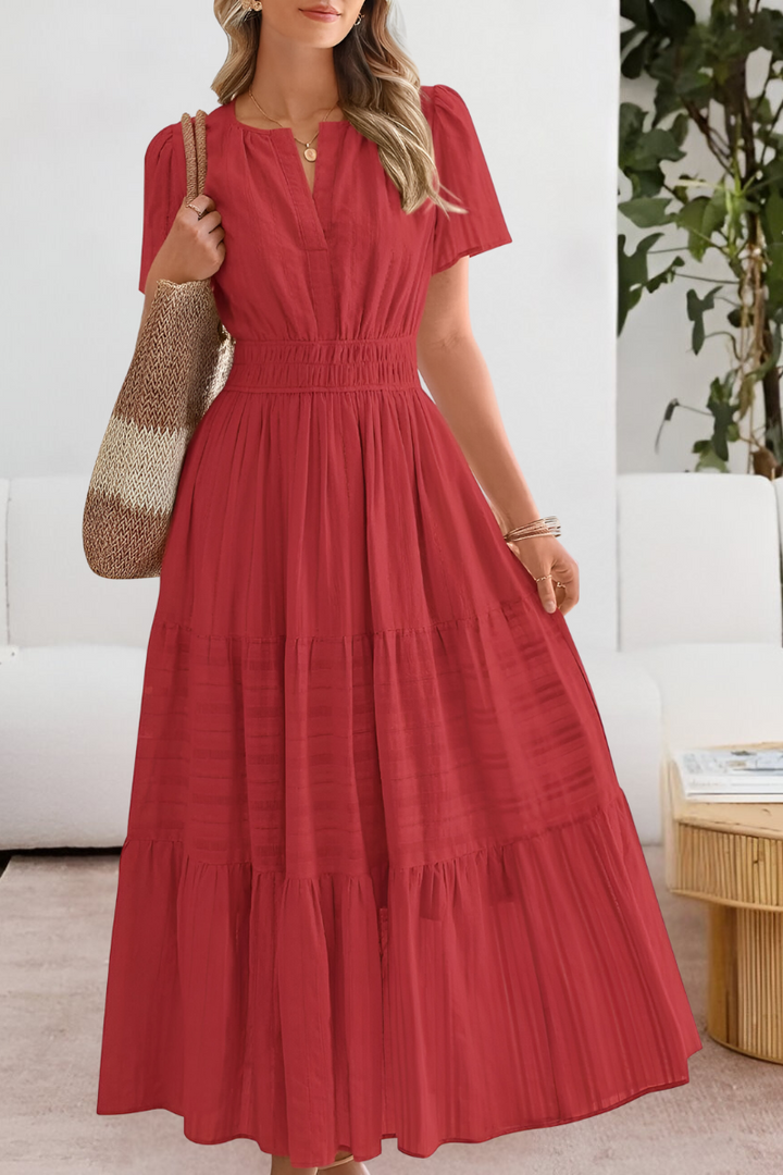 THESSALY – BREEZY BOHO DRESS WITH FLOWY CHARM
