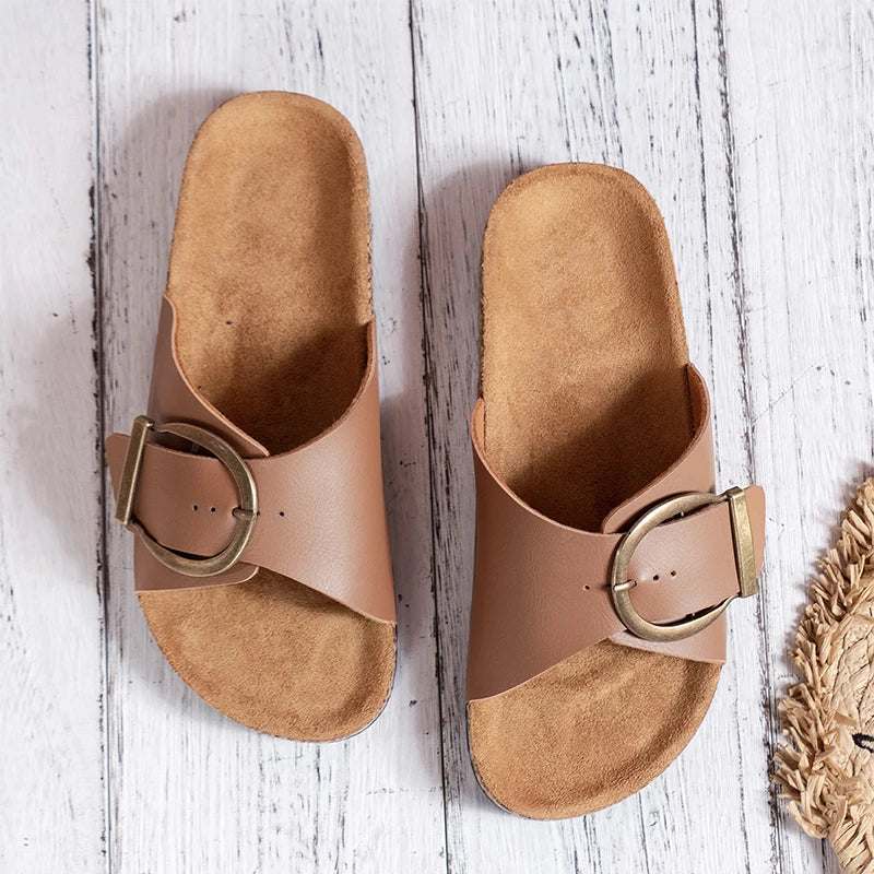 Bellevue - Buckle Mule Slide