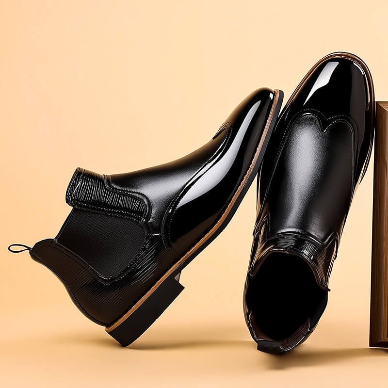 Nathan | Vintage Style Leather Boots