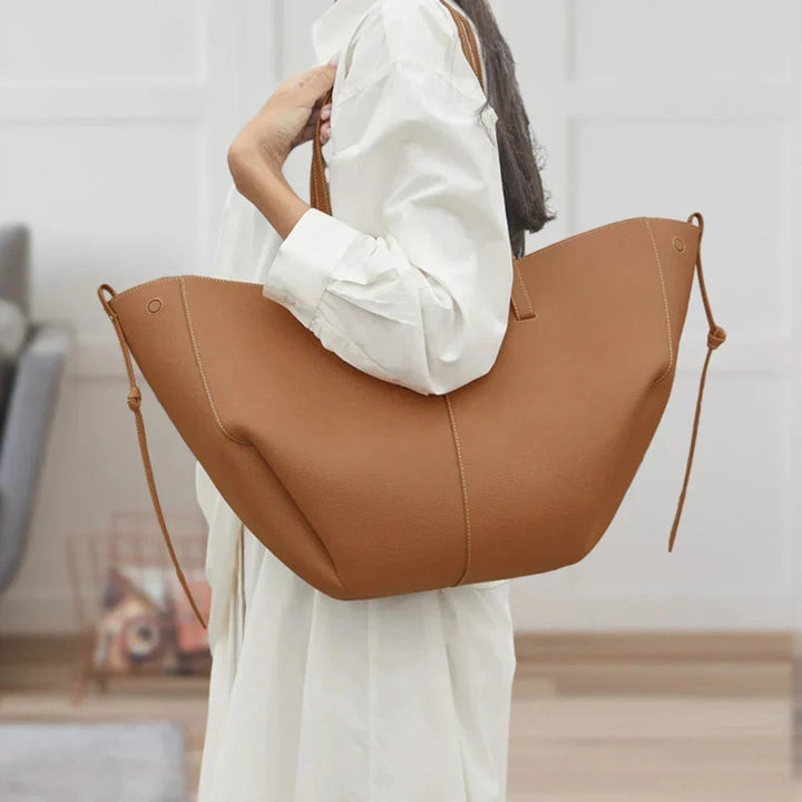 Layla | Stylish Leather Design Vintage Tote Bag