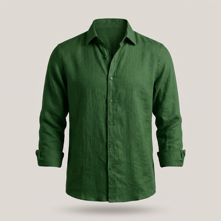Aiden | Comfortable Long Sleeve Linen Shirt