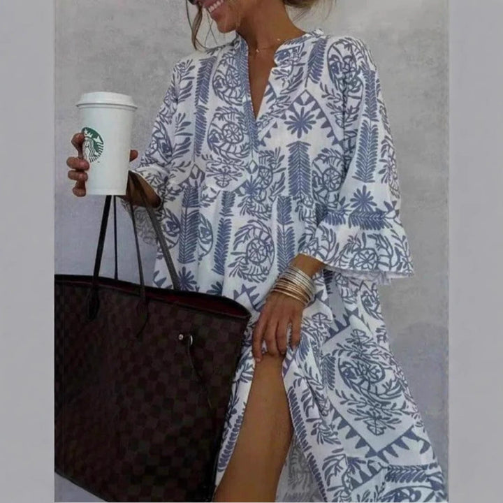 Juliette | Women's Floral Print Relaxed Tunic Dress
