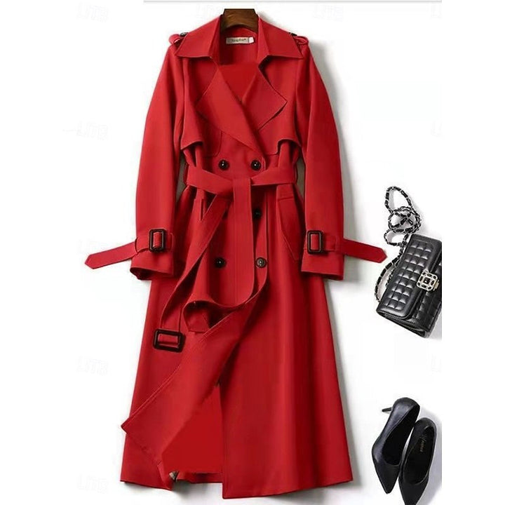 Clara | Belted Long Trench Coat